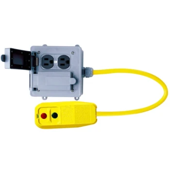 Lind Equipment 14880-2402 GFCI Quad Box - 2' 12/3 Cord, 120V