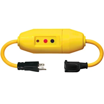 Lind Equipment 26020L-2025 Inline GFCI Cord Set with Indicator Light - 25' 12/3 Cord, 120V