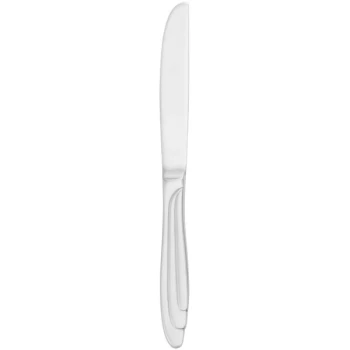 Walco WL1911 Continuo 7" 18/10 Stainless Steel Extra Heavy Weight Solid Handle Butter Knife - 12/Case
