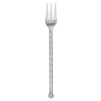 Walco WLRIP15 Riptide 6 1/4" 18/10 Stainless Steel Extra Heavy Weight Cocktail Fork - 12/Case