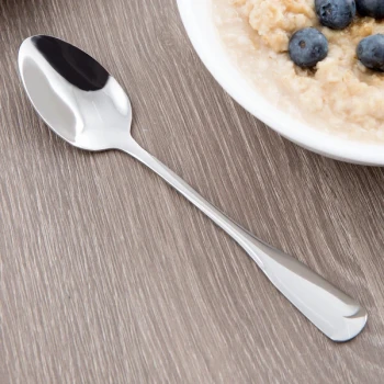 World Tableware 965 001 Columbus 6 3/8" 18/0 Stainless Steel Heavy Weight Teaspoon - 36/Case