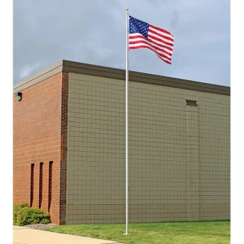 Valley Forge 25' Aluminum In-Ground Flag Pole with Gold Topper Ball