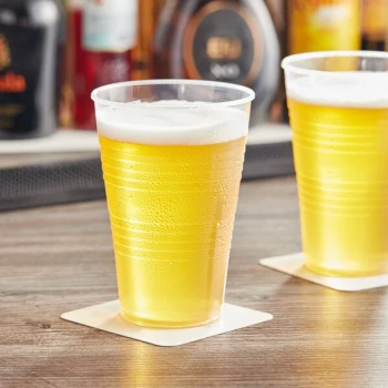 Choice 20 oz. Translucent Thin Wall Plastic Cold Cup - 50/Pack