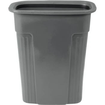 Toter REC21-00GST Slimline Graystone 23 Gallon Rectangular Slim Trash Can