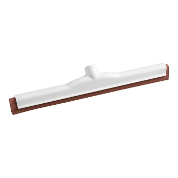 Carlisle Flo-Pac 36691800 18" Red Double Neoprene Foam Floor Squeegee with Plastic Frame