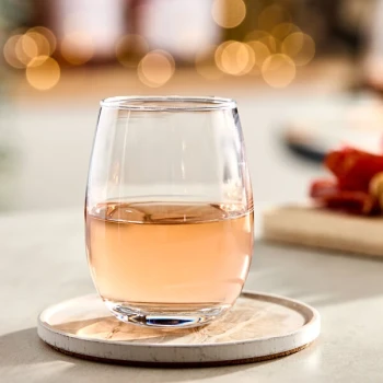 Acopa 5.5 oz. Stemless Wine Tasting Glass - Sample