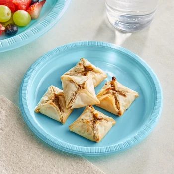Creative Converting 28157011 7" Pastel Blue Plastic Plate - 20/Pack
