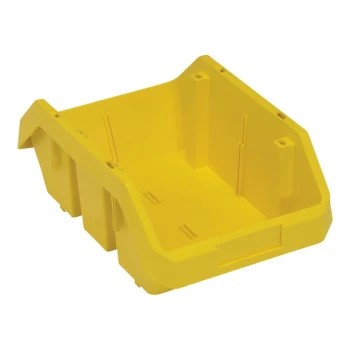 Quantum QuickPick 12 1/2" x 8 3/8" x 5" Yellow Polypropylene Storage Bin QP1285YL