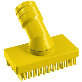 Delfin Industrial TA.0701.0000 Yellow Rectangular Brush for Vacuum Cleaners - 2" Diameter
