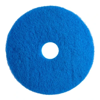 Niagara 5300N 17" Blue Cleaning Floor Pad - 5/Case