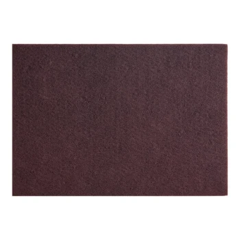 Niagara 14" x 20" Maroon Surface Preparation Floor Pad - 10/Case