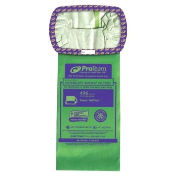 ProTeam 106960 Intercept Vacuum Bag for 6 Qt. Backpack Vacuum Cleaners - 10/Pack