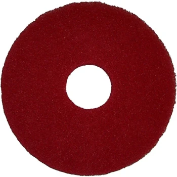 Bissell Commercial 437.055BG 12" Red Floor Polishing Pad for BGEM Series Orbital Floor Machines