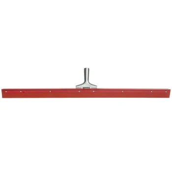 Carlisle Flo-Pac 4007700 36" Straight Red Gum Rubber Heavy-Duty Floor Squeegee with Metal Frame