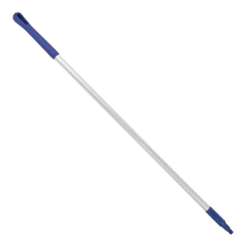 Carlisle Sparta 40216EC14 48" Blue Threaded Aluminum Broom / Squeegee Handle