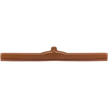 Carlisle Sparta 4156801 24" Brown Double Foam Floor Squeegee with Plastic Frame