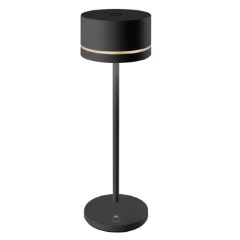 Leonardo, Table Lamp, 23.5 cm Height, Black