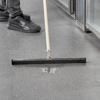 Ettore Wipe'n Dry 1636 22" Double Foam Floor Squeegee