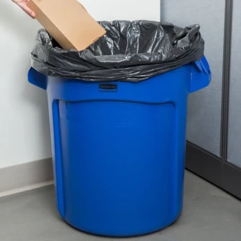 Rubbermaid® FG262000BLUE BRUTE 20 Gallon Blue Round Trash Can