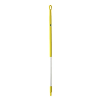 Vikan 29356 51 5/8" Yellow Aluminum Broom / Squeegee Handle