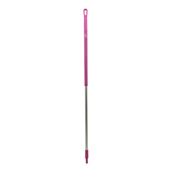 Vikan 29371 59 3/8" Pink Aluminum Broom / Squeegee Handle