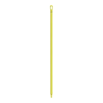 Vikan 29606 51 3/16" Yellow Ultra-Hygienic Broom / Squeegee Handle