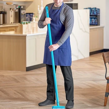 Vikan 29623 59 1/8" Blue Ultra-Hygienic Broom / Squeegee Handle