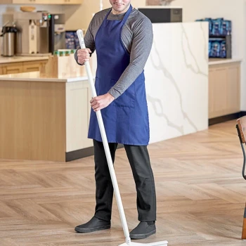 Vikan 29625 59 1/8" White Ultra-Hygienic Broom / Squeegee Handle
