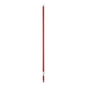 Vikan 29754 62"-109 7/16" Red Threaded Aluminum Telescopic Broom / Squeegee Handle