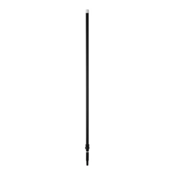 Vikan 29759 62"-109 7/16" Black Threaded Aluminum Telescopic Broom / Squeegee Handle