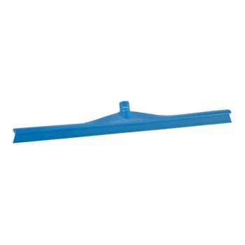Vikan 71703 27 5/8" Blue Ultra-Hygienic Rubber Floor Squeegee