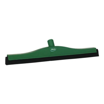 Vikan 77532 19 11/16" Green Double Foam Floor Squeegee