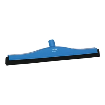 Vikan 77533 19 11/16" Blue Double Foam Floor Squeegee