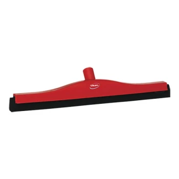 Vikan 77534 19 11/16" Red Double Foam Floor Squeegee
