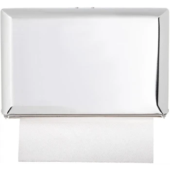 San Jamar T1800XC Chrome Singlefold Towel Dispenser