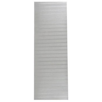 Cactus Mat 1026R-E460 Tredlite 4' Wide Gray Ribbed Vinyl Anti-Fatigue Mat - 5/8" Thick
