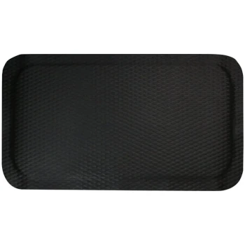 M+A Matting Hog Heaven 4' Black Customizable Length Anti-Fatigue Mat 422040100 - 7/8" Thick