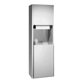 American Specialties, Inc. Traditional 10-04692AC-9 Surface-Mounted AC-Operated Automatic Roll Paper Towel Dispenser with 17 Gallon Receptacle