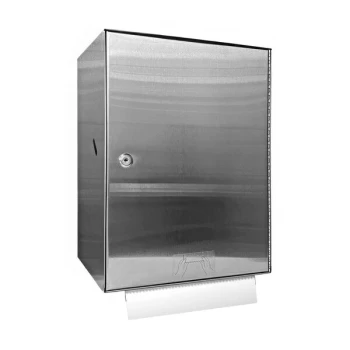 American Specialties, Inc. 10-8524 Stainless Steel Surface-Mounted Hands-Free Paper Towel Dispenser