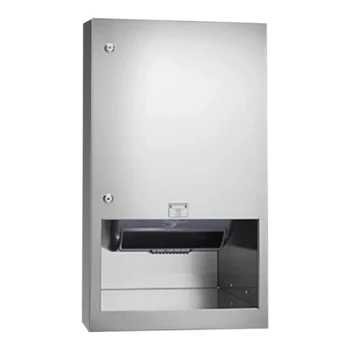 American Specialties, Inc. Simplicity 10-645210A-6 Semi-Recessed Battery-Operated Automatic Roll Paper Towel Dispenser