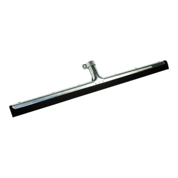 Seymour Midwest Midwest Rake S550 Professional 47222 22" Black Double Neoprene Foam Floor Squeegee with Steel Frame