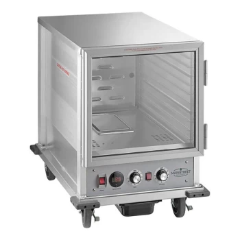 Scratch and Dent MainStreet Equipment HPU-1812 Undercounter Half Size Non-Insulated Heated Holding / Proofing Cabinet with Clear Door - 120V, 1,630W