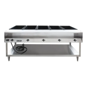 Scratch and Dent Vollrath 38119 ServeWell® Electric Five Pan Hot Food Table 208/240V - Sealed Well