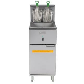 Scratch and Dent Dean by Frymaster SR114E Super Runner Economy 40 lb. Electric Floor Fryer - 240V, 1 Phase