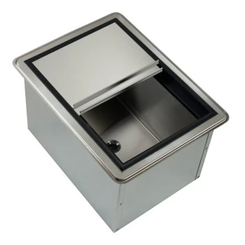 Scratch and Dent Krowne Royal Series D278 15" x 20" Stainless Steel Drop-In Ice Bin - 50 lb.