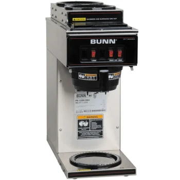 Scratch and Dent Bunn 13300.0004 VP17-3 Low Profile Pourover Coffee Brewer with 3 Warmers