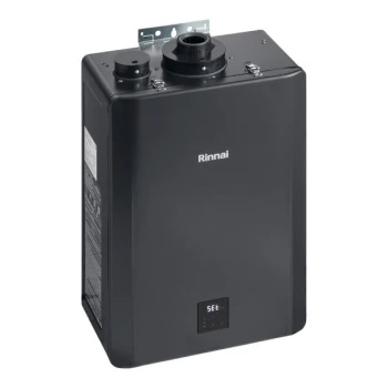Scratch and Dent Rinnai SENSEI CX199iN Natural Gas / Liquid Propane Wall-Mounted Indoor / Outdoor Tankless Water Heater - 120V, 199,000 BTU, 11.0 GPM