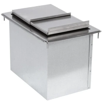 Scratch and Dent Advance Tabco D-12-IBL 12" x 18" Drop-In Ice Bin - 23 lb.