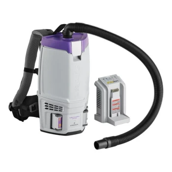 Scratch and Dent ProTeam GoFit® 6 107787 8.0 Ah 6 Qt. Cordless Backpack Vacuum with 107098 Xover Multi-Surface 2-Piece Wand Kit
