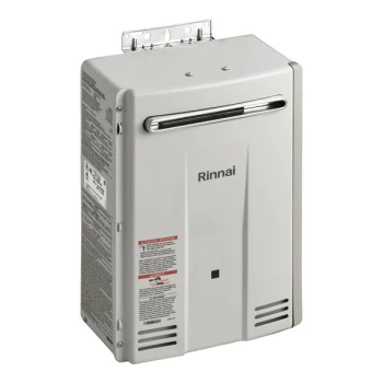 Scratch and Dent Rinnai V53DeN Natural Gas Wall-Mounted Outdoor Tankless Water Heater - 120V, 120,000 BTU, 5.3 GPM